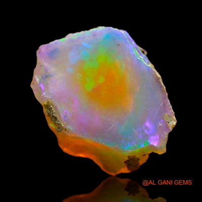 4.00 Cts Natural Ethiopian Fire Opal Fancy Rough Loose Gemstone For Jewelry 13x10x6 mm E-268