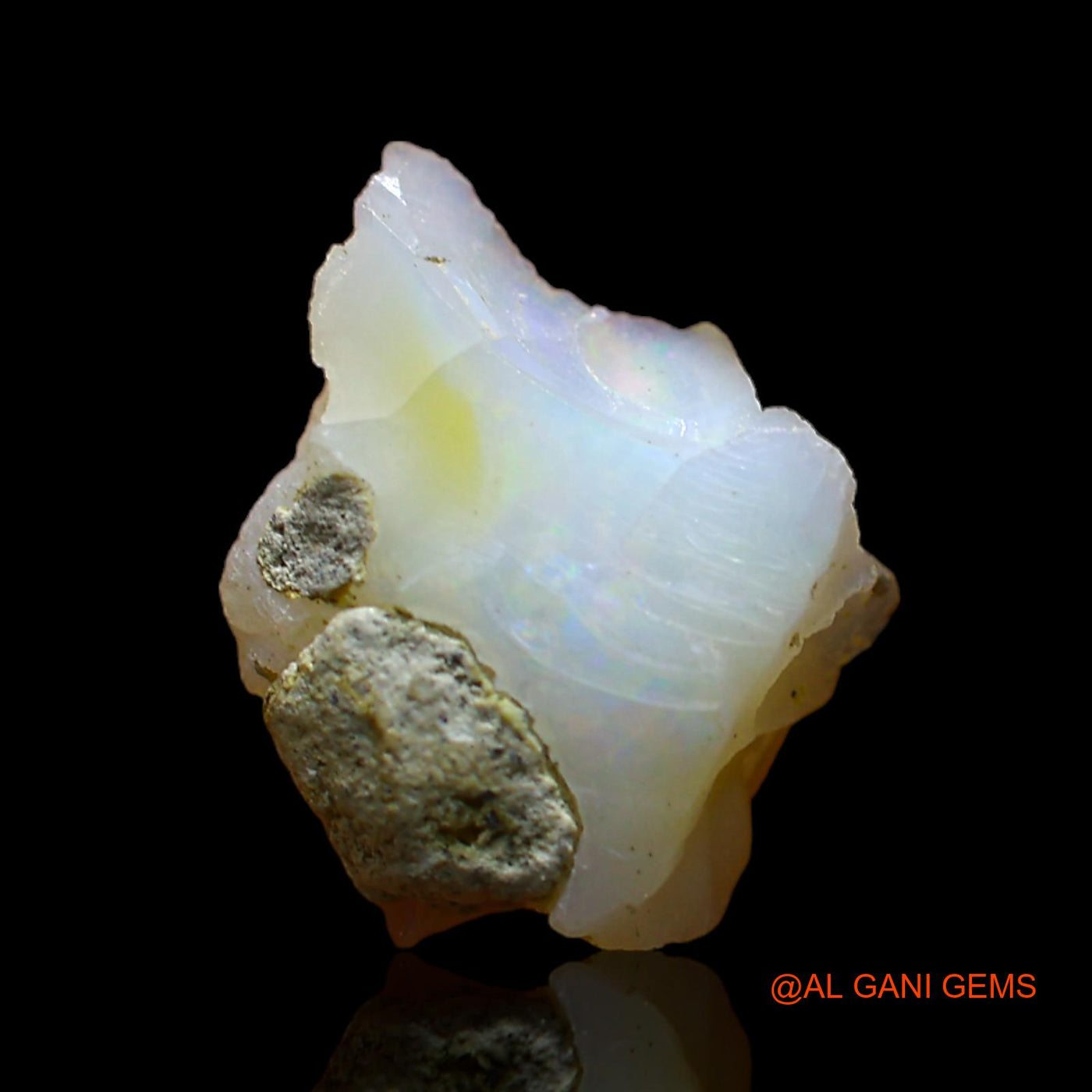 3.00 Cts Natural Ethiopian Fire Opal Fancy Rough Loose Gemstone For Jewelry 13x12x6 mm E-269