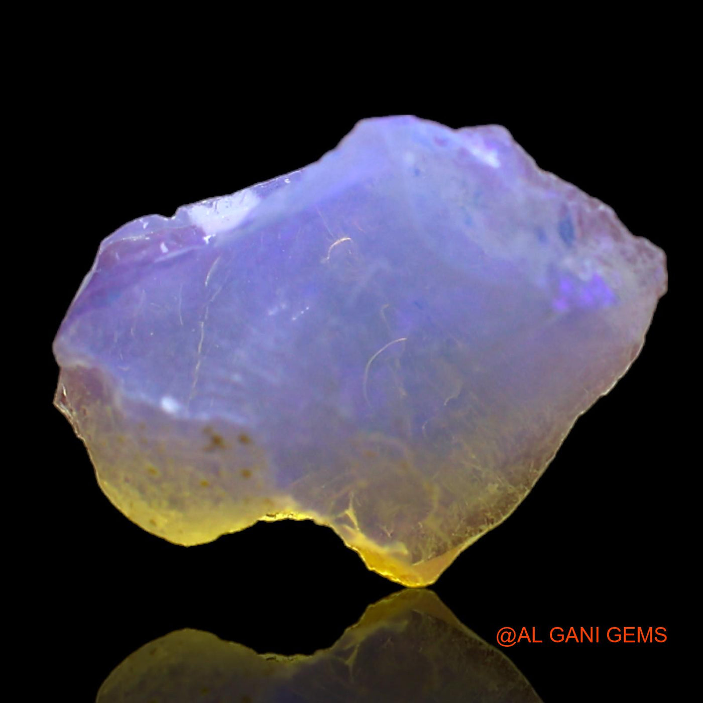 Natural Untreated Fire Opal Loose Gemstone Fancy Rough From Ethiopia 3.00 Cts 15x11x6 mm E-270