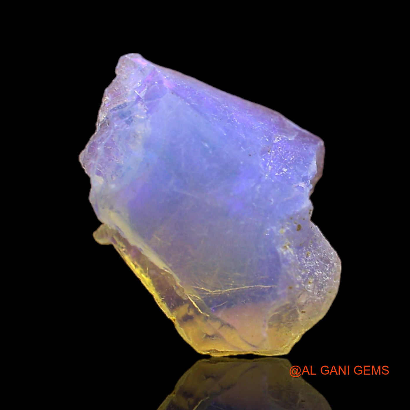Natural Untreated Fire Opal Loose Gemstone Fancy Rough From Ethiopia 3.00 Cts 15x11x6 mm E-270