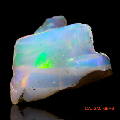 4.00 Cts Unheated Ethiopian Fire Opal Loose Gemstone Fancy Rough Natural 13x10x6 mm E-271
