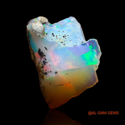 4.00 Cts Unheated Ethiopian Fire Opal Loose Gemstone Fancy Rough Natural 13x10x6 mm E-271