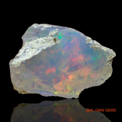 4.00 Cts Natural Ethiopian Fire Opal Loose Gemstone Fancy Rough 14x9x7 mm E-272