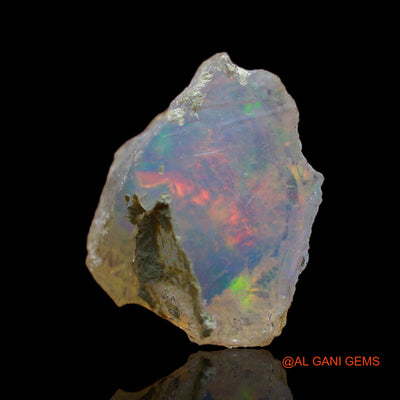 4.00 Cts Natural Ethiopian Fire Opal Loose Gemstone Fancy Rough 14x9x7 mm E-272