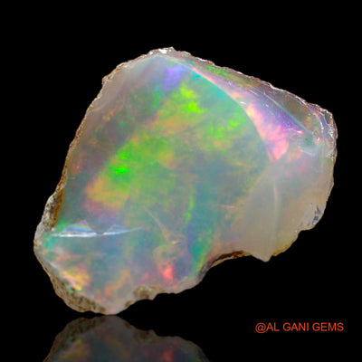 Natural Untreated Fire Opal Loose Gemstone Fancy Rough From Ethiopia 2.00 Cts 15x10x3 mm E-274