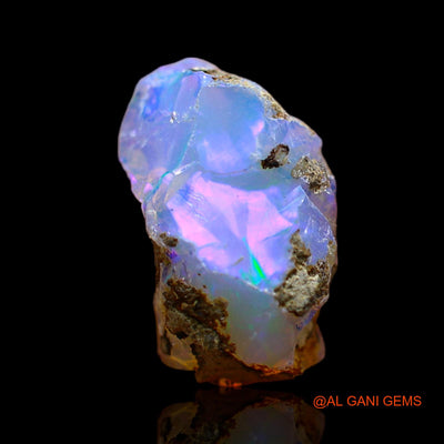 Natural Untreated Fire Opal Loose Gemstone Fancy Rough From Ethiopia 4.00 Cts 14x8x6 mm E-275