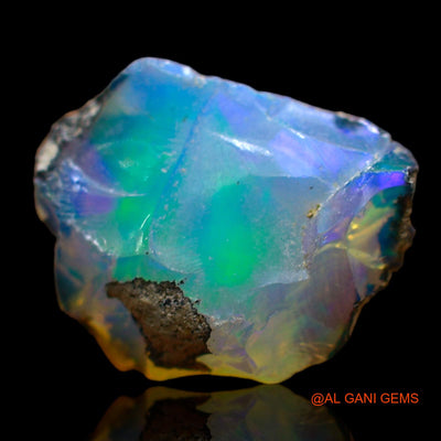 3.00 Cts Natural Ethiopian Fire Opal Loose Gemstone Fancy Rough 13x11x6 mm E-276
