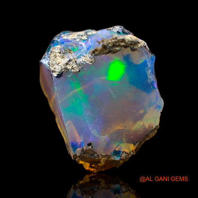 3.00 Cts Natural Ethiopian Fire Opal Loose Gemstone Fancy Rough 13x11x6 mm E-276