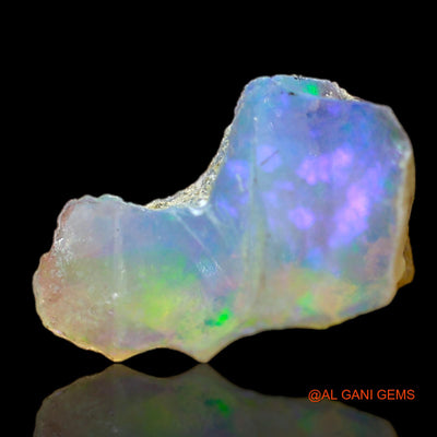 4.00 Cts Unheated Ethiopian Fire Opal Loose Gemstone Fancy Rough Natural 12x9x9 mm E-277
