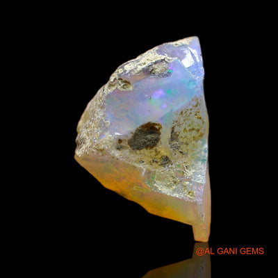 4.00 Cts Unheated Ethiopian Fire Opal Loose Gemstone Fancy Rough Natural 12x9x9 mm E-277