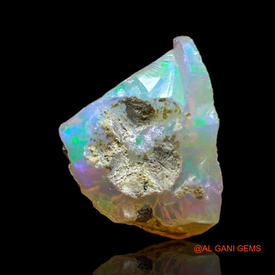 4.00 Cts Unheated Ethiopian Fire Opal Loose Gemstone Fancy Rough Natural 12x9x9 mm E-277
