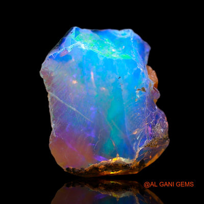 3.00 Cts Natural Ethiopian Fire Opal Loose Gemstone Fancy Rough 13x9x6 mm E-278