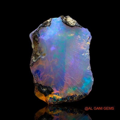 3.00 Cts Natural Ethiopian Fire Opal Loose Gemstone Fancy Rough 13x9x6 mm E-278
