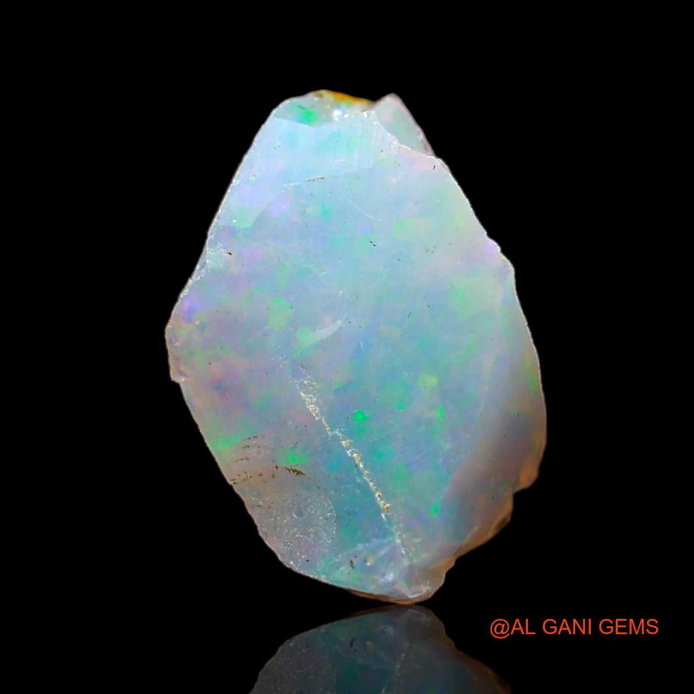 3.00 Cts Natural Ethiopian Fire Opal Fancy Rough Loose Gemstone For Jewelry 14x9x7 mm E-279