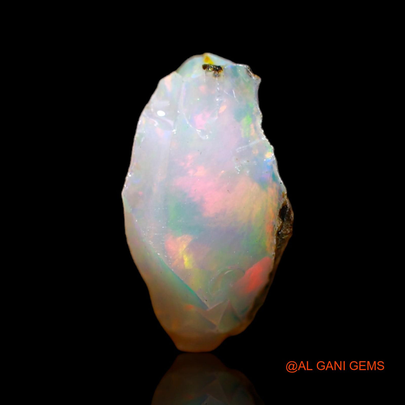 3.00 Cts Natural Ethiopian Fire Opal Fancy Rough Loose Gemstone For Jewelry 14x9x7 mm E-279