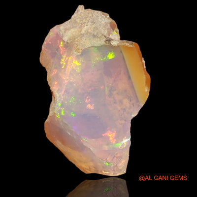 2.00 Cts Unheated Ethiopian Fire Opal Loose Gemstone Fancy Rough Natural 14x9x1 mm E-27