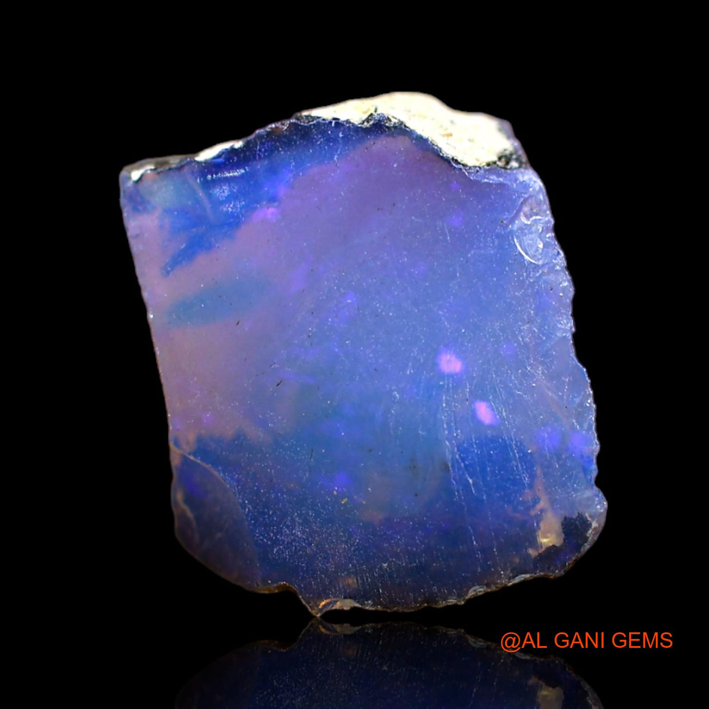 Natural Untreated Fire Opal Loose Gemstone Fancy Rough From Ethiopia 5.00 Cts 13x11x8 mm E-280