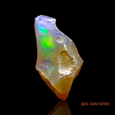 Natural Untreated Fire Opal Loose Gemstone Fancy Rough From Ethiopia 3.00 Cts 16x9x8 mm E-282