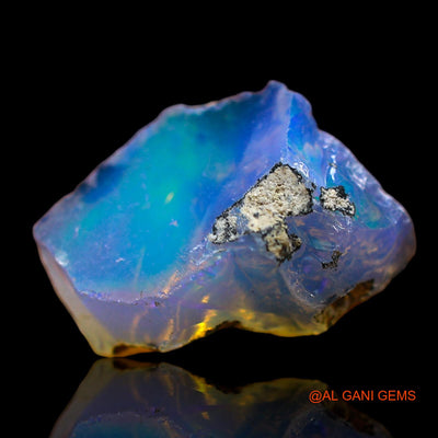 3.00 Cts Unheated Ethiopian Fire Opal Loose Gemstone Fancy Rough Natural 15x9x7 mm E-283