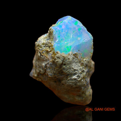 5.00 Cts Natural Ethiopian Fire Opal Loose Gemstone Fancy Rough 16x11x10 mm E-284