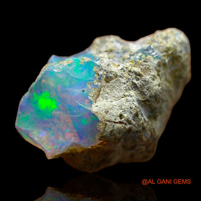 5.00 Cts Natural Ethiopian Fire Opal Loose Gemstone Fancy Rough 16x11x10 mm E-284