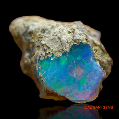 5.00 Cts Natural Ethiopian Fire Opal Loose Gemstone Fancy Rough 16x11x10 mm E-284