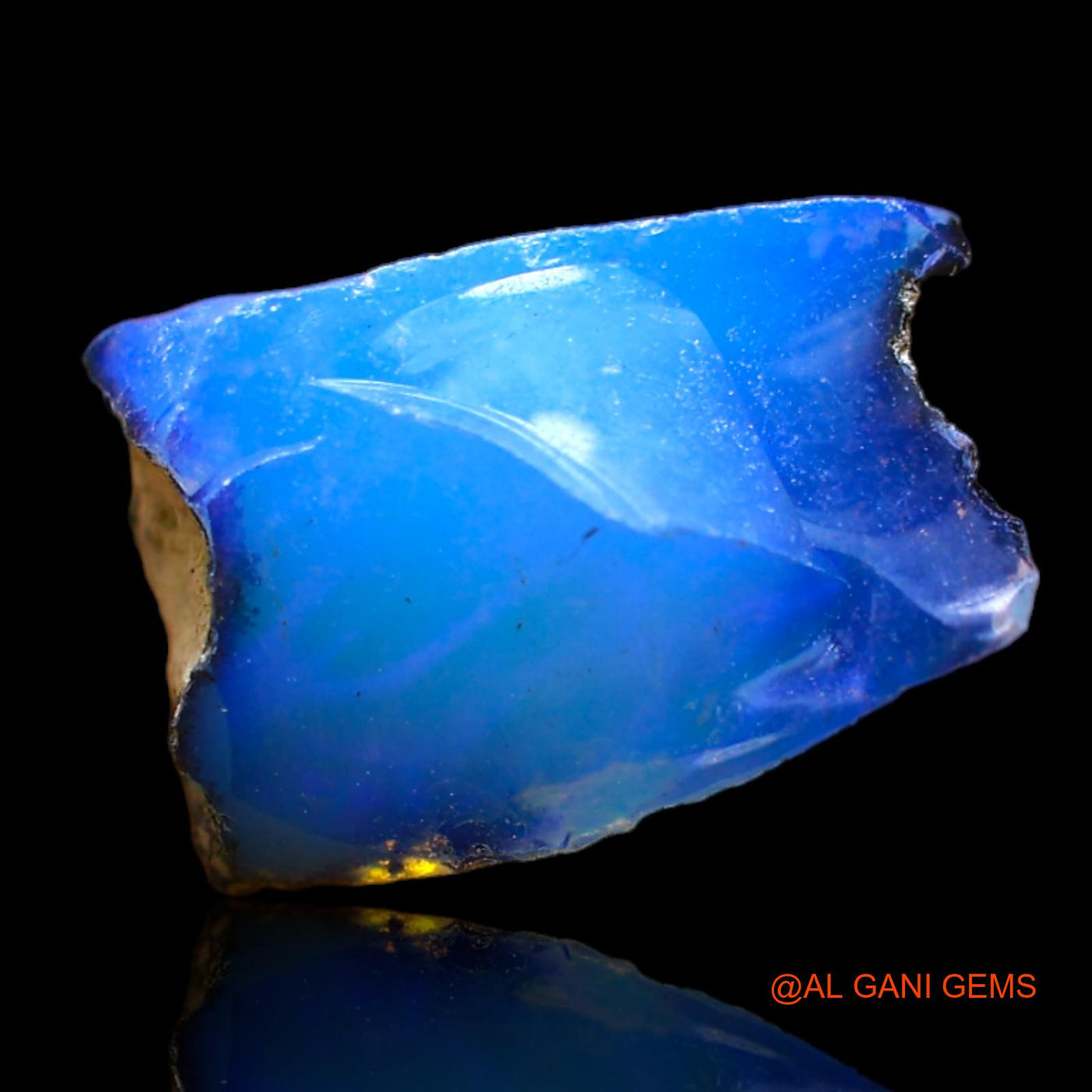 5.00 Cts Natural Ethiopian Fire Opal Loose Gemstone Fancy Rough 12x11x9 mm E-285