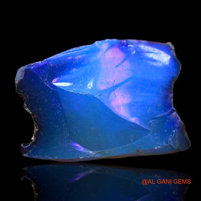 5.00 Cts Natural Ethiopian Fire Opal Loose Gemstone Fancy Rough 12x11x9 mm E-285