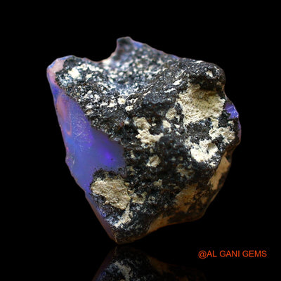 5.00 Cts Natural Ethiopian Fire Opal Loose Gemstone Fancy Rough 12x11x9 mm E-285