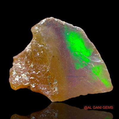 4.00 Cts Natural Ethiopian Fire Opal Loose Gemstone Fancy Rough 13x11x10 mm E-286
