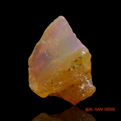 4.00 Cts Natural Ethiopian Fire Opal Loose Gemstone Fancy Rough 13x11x10 mm E-286