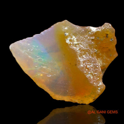 4.00 Cts Natural Ethiopian Fire Opal Loose Gemstone Fancy Rough 13x11x10 mm E-286
