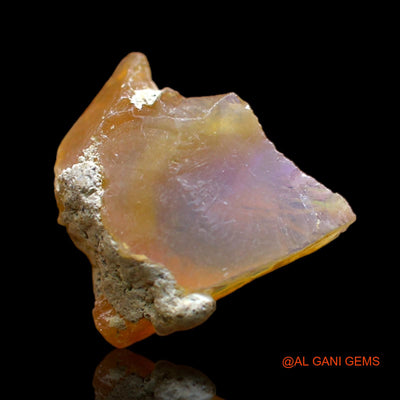 4.00 Cts Natural Ethiopian Fire Opal Loose Gemstone Fancy Rough 13x11x10 mm E-286