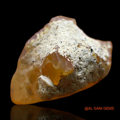 4.00 Cts Natural Ethiopian Fire Opal Loose Gemstone Fancy Rough 13x11x10 mm E-286