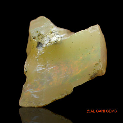 4.00 Cts Unheated Ethiopian Fire Opal Loose Gemstone Fancy Rough Natural 15x11x10 mm E-288