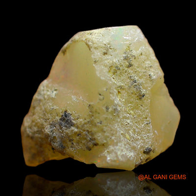 4.00 Cts Unheated Ethiopian Fire Opal Loose Gemstone Fancy Rough Natural 15x11x10 mm E-288