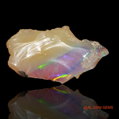 7.00 Cts Natural Ethiopian Fire Opal Loose Gemstone Fancy Rough 27x15x6 mm E-28