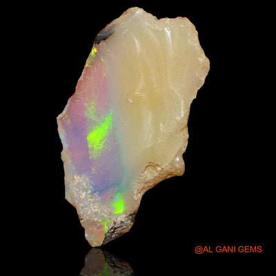 7.00 Cts Natural Ethiopian Fire Opal Loose Gemstone Fancy Rough 27x15x6 mm E-28