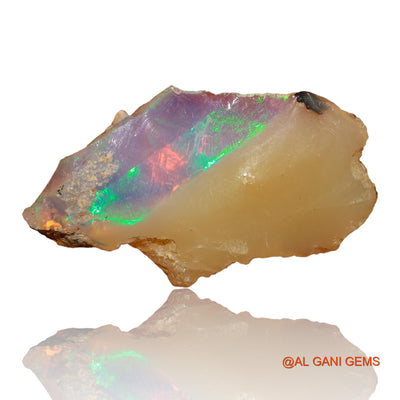 7.00 Cts Natural Ethiopian Fire Opal Loose Gemstone Fancy Rough 27x15x6 mm E-28