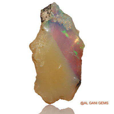 7.00 Cts Natural Ethiopian Fire Opal Loose Gemstone Fancy Rough 27x15x6 mm E-28