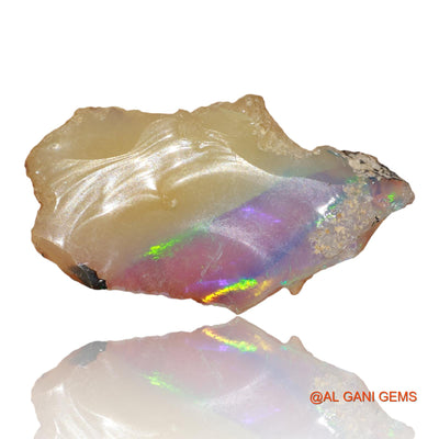7.00 Cts Natural Ethiopian Fire Opal Loose Gemstone Fancy Rough 27x15x6 mm E-28
