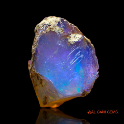 4.00 Cts Unheated Ethiopian Fire Opal Loose Gemstone Fancy Rough Natural 13x9x7 mm E-293