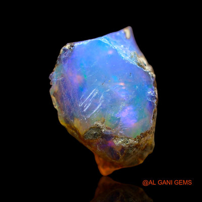 4.00 Cts Unheated Ethiopian Fire Opal Loose Gemstone Fancy Rough Natural 13x9x7 mm E-293