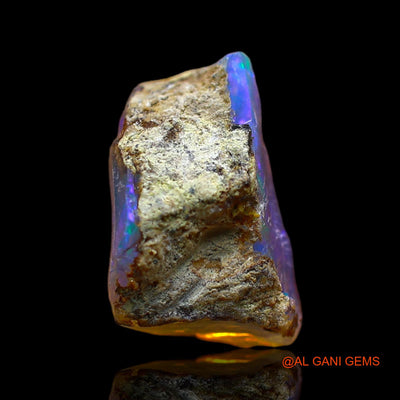 4.00 Cts Unheated Ethiopian Fire Opal Loose Gemstone Fancy Rough Natural 13x9x7 mm E-293