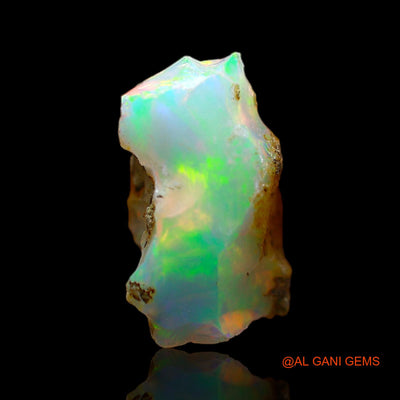 Natural Untreated Fire Opal Loose Gemstone Fancy Rough From Ethiopia 3.00 Cts 13x8x7 mm E-294