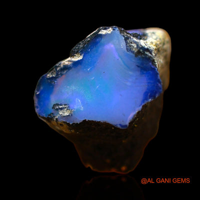 5.00 Cts Natural Ethiopian Fire Opal Loose Gemstone Fancy Rough 12x7x9 mm E-296