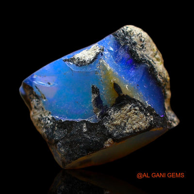 5.00 Cts Natural Ethiopian Fire Opal Loose Gemstone Fancy Rough 12x7x9 mm E-296