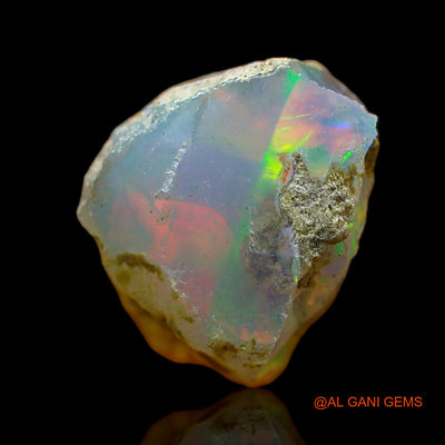 4.00 Cts Natural Ethiopian Fire Opal Fancy Rough Loose Gemstone For Jewelry 10x10x8 mm E-297