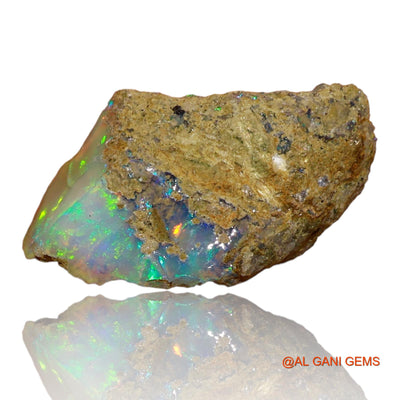 6.00 Cts Unheated Ethiopian Fire Opal Loose Gemstone Fancy Rough Natural 19x9x7 mm E-29