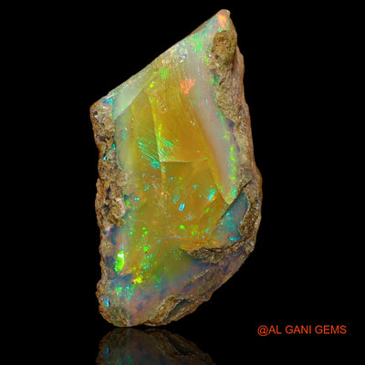 6.00 Cts Unheated Ethiopian Fire Opal Loose Gemstone Fancy Rough Natural 19x9x7 mm E-29